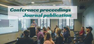 conference proceedings & journal publication