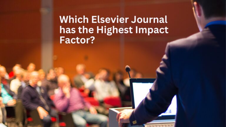 Elsevier journals impact factor list