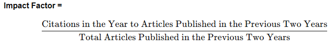 The Formula for Impact Factor