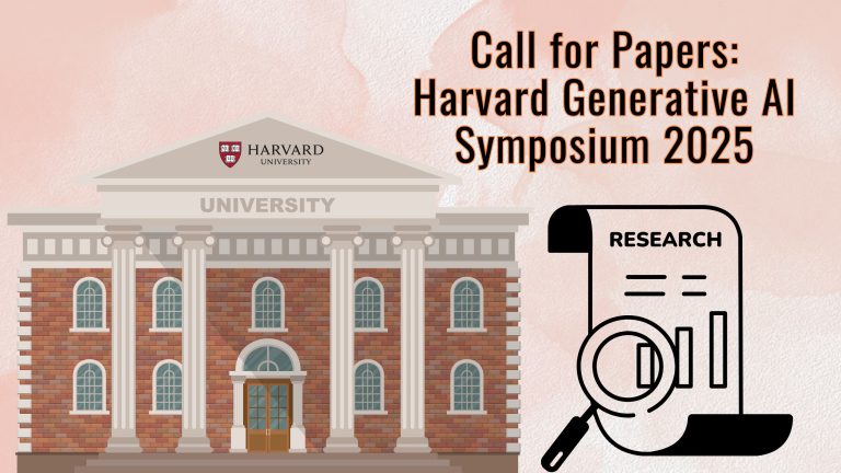Call for Papers: Harvard University Generative AI Symposium
