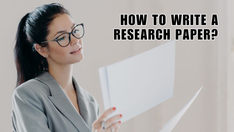 How to Write a Research Paper