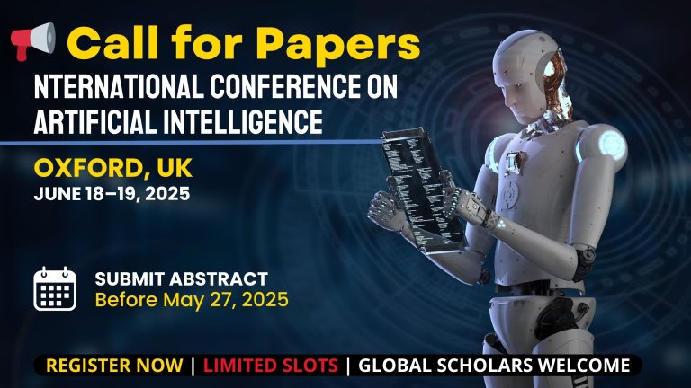 International Conference on Artificial Intelligence at Oxford, UK