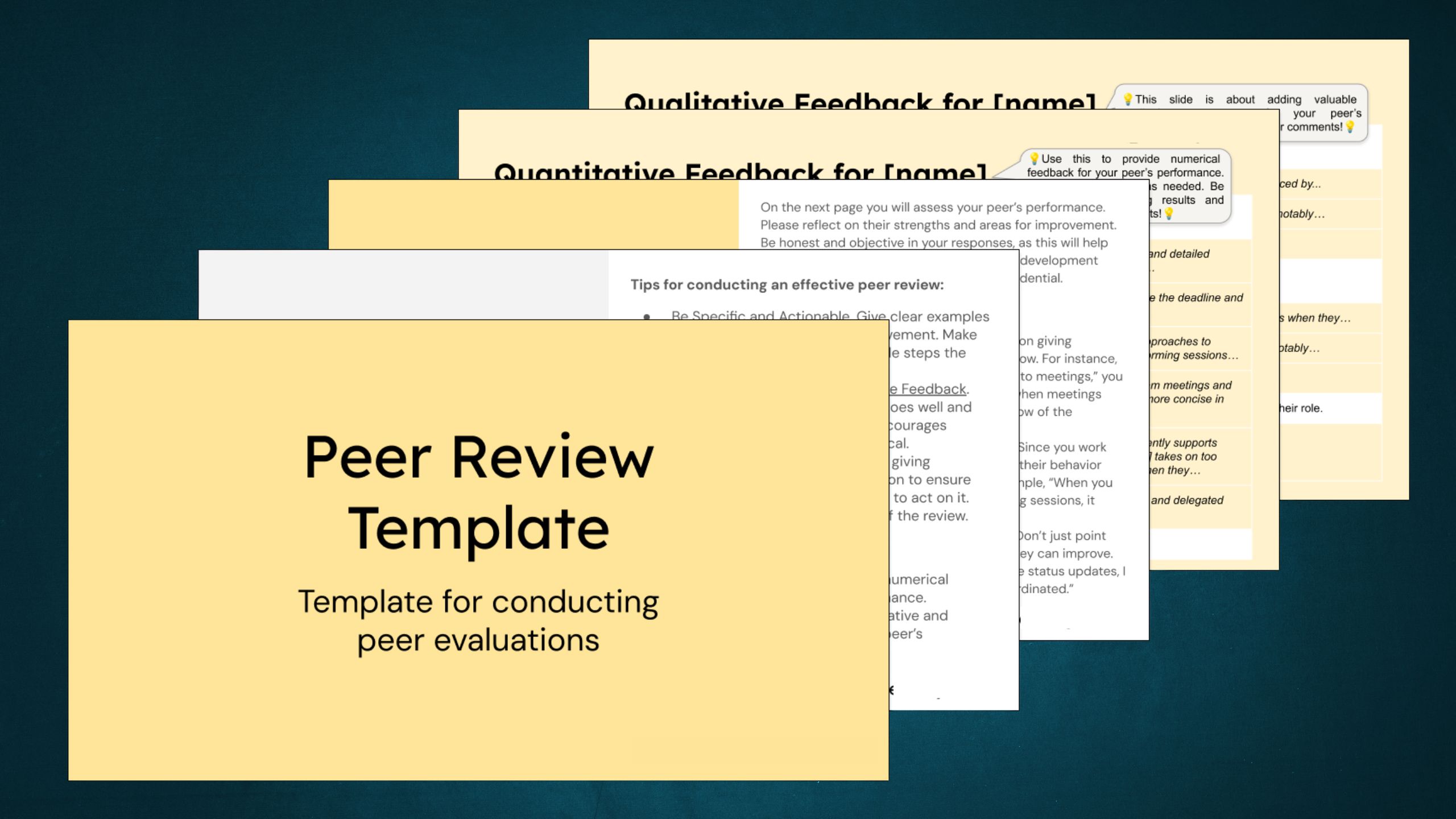 Peer Review Examples