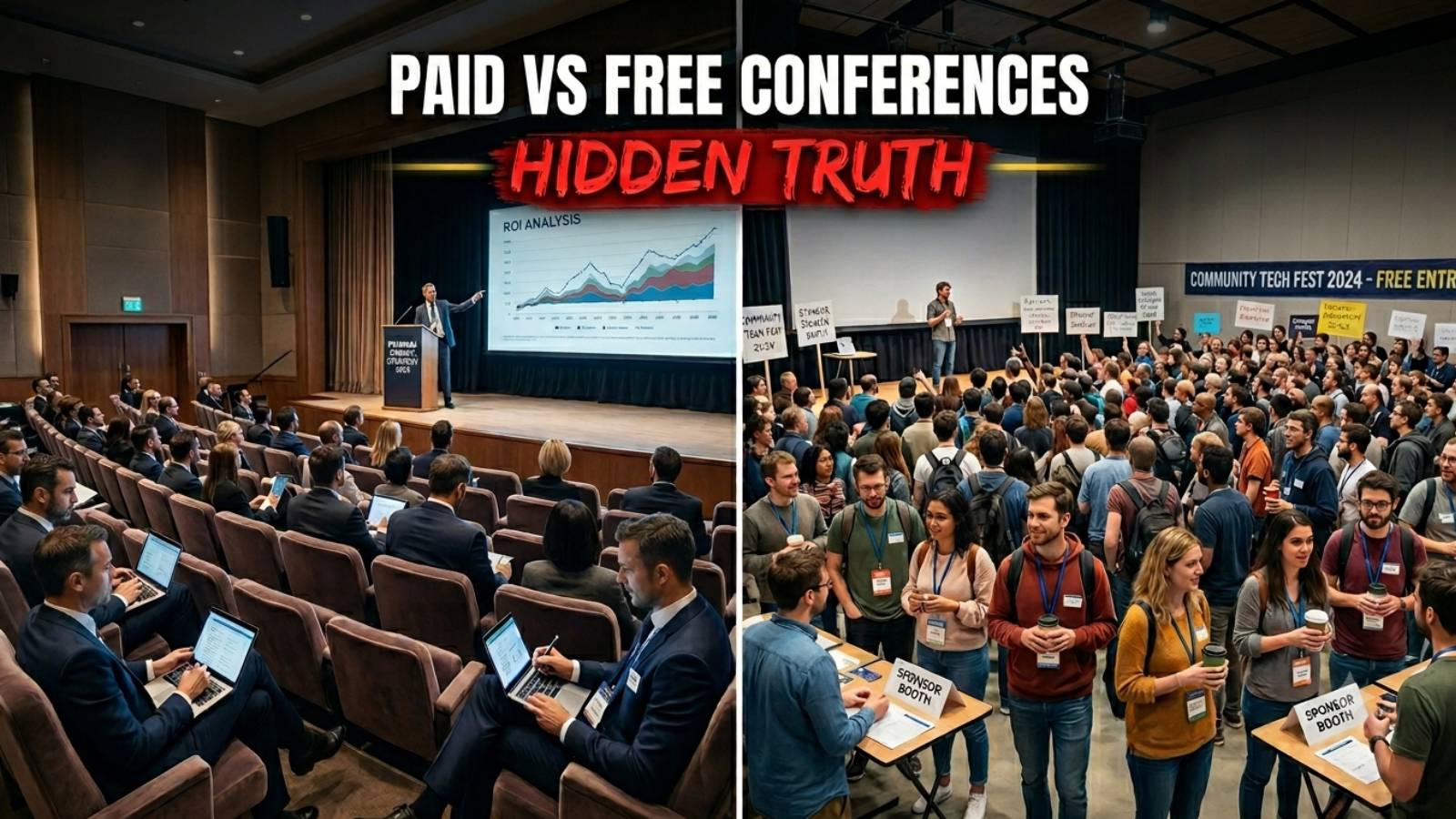 Difference Between Paid and Free Conferences