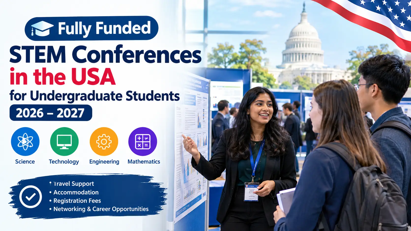 how to apply Fully Funded STEM Conferences in the USA